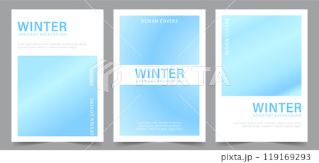 Gradient Pastel Winter Background. Abstract vector illustration. Sky colors wallpaper. Set of Wavy aesthetic backdrops in light blue colors Gradient Pastel Winter Background. Abstract vector illustration. Sky colors wallpaper. Set of Wavy aesthetic backdrops in light blue colors 119169293