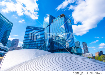 大阪駅前 うめきたの超高層ビル群 119169672