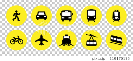 為車輛設置的簡單圖標 為車輛設置的簡單圖標 119170156