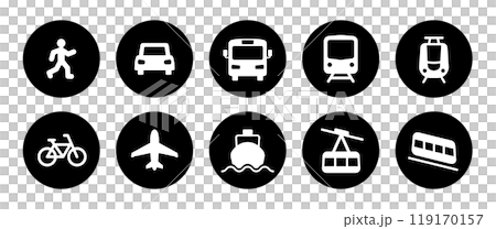 為車輛設置的簡單圖標 為車輛設置的簡單圖標 119170157