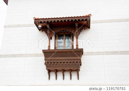 Erzurum Double Minaret Madrasa Stone Intricate Carvings and Embellishments. 119170781