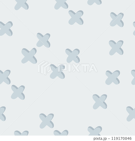 Hand drawn seamless cross pattern Hand drawn seamless cross pattern 119170846