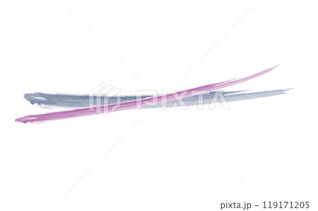 水彩風カラフルなラインのイラスト 119171205