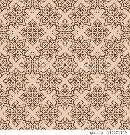 Luxury premium cover design. Abstract background with brown line pattern. Royal vector seamless pattern for menu, brochure, flyer layout 119171349