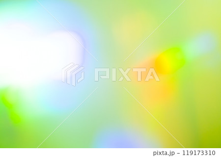 イエローグリーン系キラキライメージ　(背景素材) 119173310