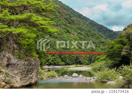 田沢湖抱返り県立自然公園　神の岩橋 119173418