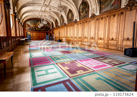 Men's abbey, Caen, normandy, France, interiors 119173624