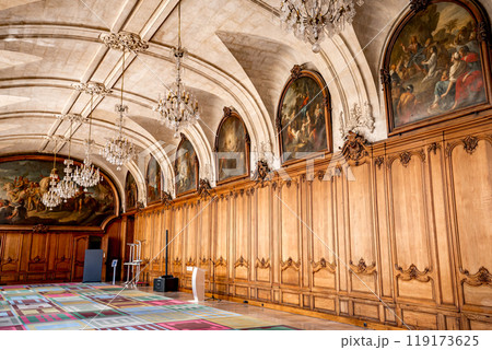 Men's abbey, Caen, normandy, France, interiors 119173625