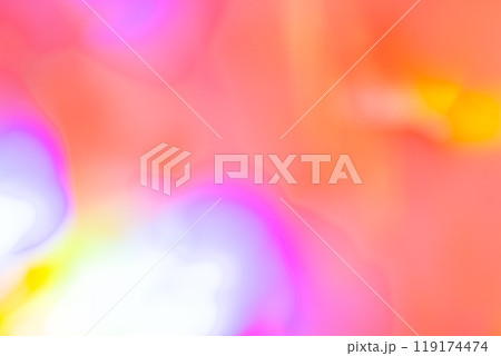 オレンジカラー系キラキライメージ　(背景素材) 119174474