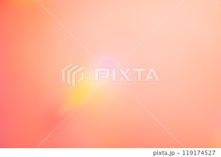 オレンジカラー系キラキライメージ　(背景素材) 119174527