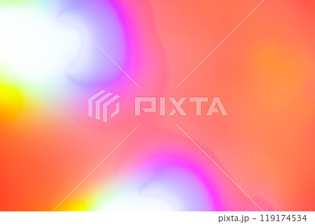 オレンジカラー系キラキライメージ　(背景素材) 119174534