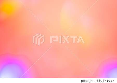 オレンジカラー系キラキライメージ　(背景素材) 119174537