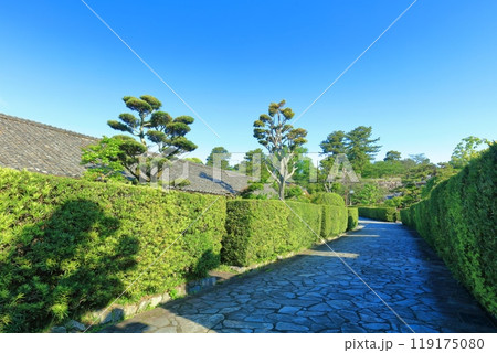 【三重県】晴天の松阪公園の御城番屋敷(殿町公園) 【三重県】晴天の松阪公園の御城番屋敷(殿町公園) 119175080