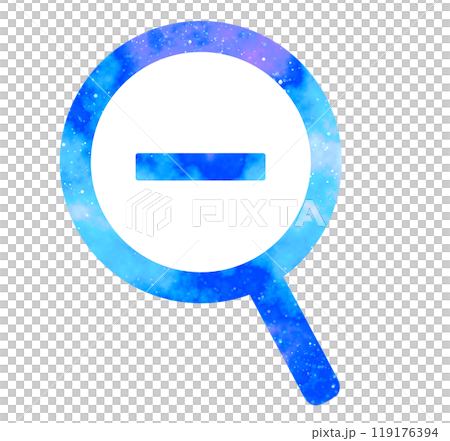 大理石星空 | 縮小標記的放大鏡 119176394