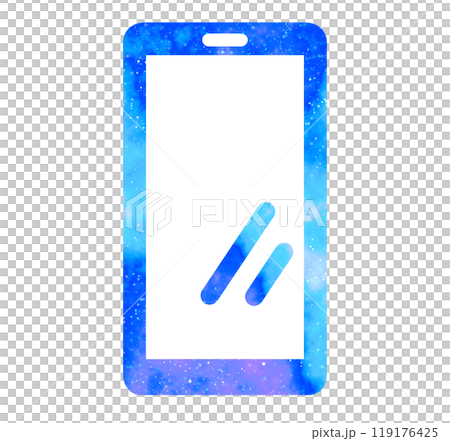 マーブルな星空｜シンプルなスマートフォン 119176425