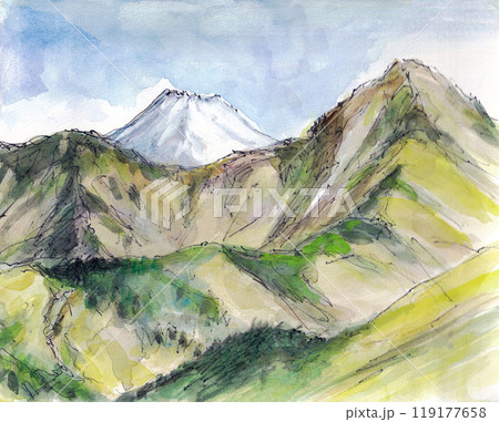 金時山と富士山【明神ケ岳への道】 119177658