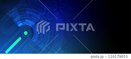 Abstract modern science and technology futuristic dark blue background. Handmade vector. Abstract modern science and technology futuristic dark blue background. Handmade vector. 119179053