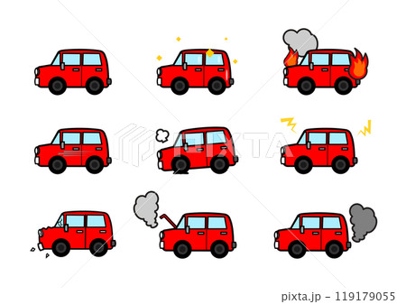 色々な自動車トラブル 119179055