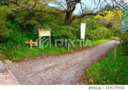 宝登山　道標　看板　寳登山神社　宝登山神社 119179382