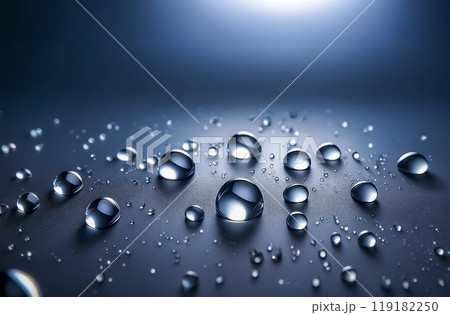 水滴のついた表面のイメージ素材 水滴のついた表面のイメージ素材 119182250