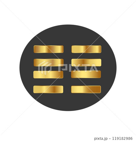 Yellow gold gradients metallic gradients set 119182986