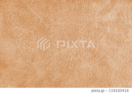 Orange suede leather texture with embossed pattern background, fleecy cloth texutre macro Orange suede leather texture with embossed pattern background, fleecy cloth texutre macro 119183418