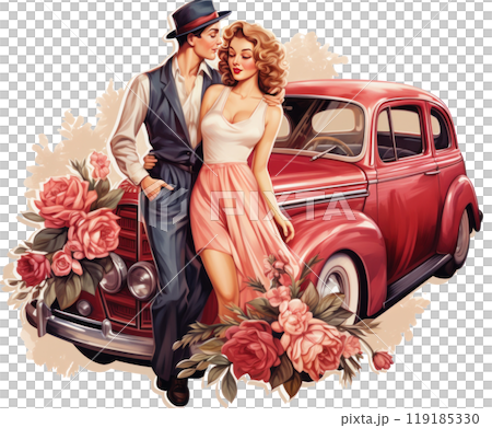 happy romantic car sticker flower girl vintage car sticker happy romantic car sticker flower girl vintage car sticker 119185330