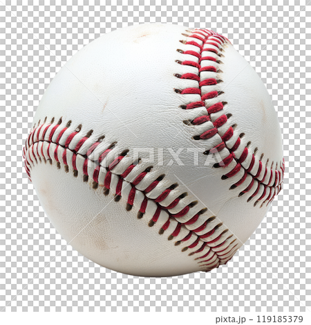 Old Baseball With Red Stitch Old Baseball With Red Stitch 119185379