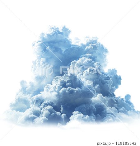 Large Cloud of Smoke Hovering in the Air 119185542