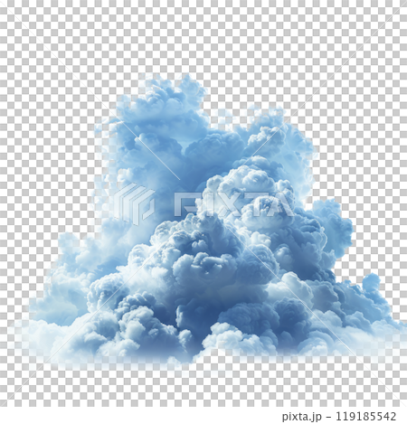 Large Cloud of Smoke Hovering in the Air 119185542