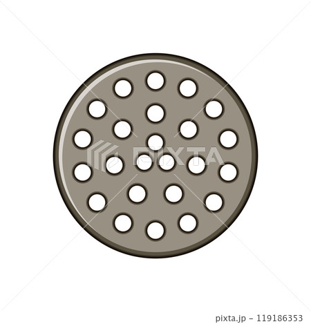 sewer drain cover cartoon vector illustration 119186353