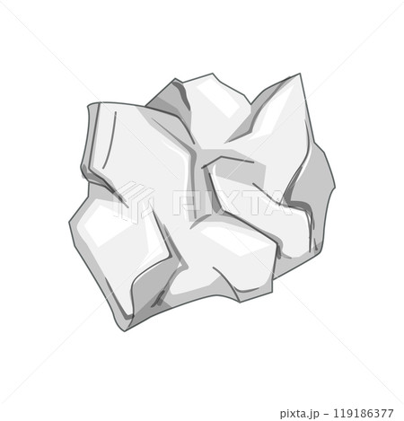 relief crumpled paper balls cartoon vector illustration relief crumpled paper balls cartoon vector illustration 119186377