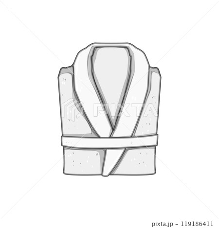 absorbent bathrobe cartoon vector illustration absorbent bathrobe cartoon vector illustration 119186411