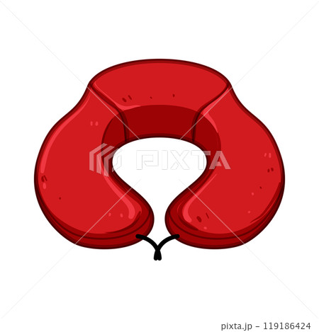 travel airplane pillow cartoon vector illustration travel airplane pillow cartoon vector illustration 119186424
