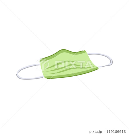cover surgical mask cartoon vector illustration 119186618