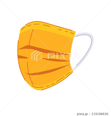 medical surgical mask cartoon vector illustration medical surgical mask cartoon vector illustration 119186636