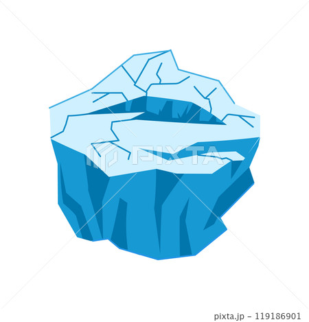 thaw ice crack cartoon vector illustration thaw ice crack cartoon vector illustration 119186901