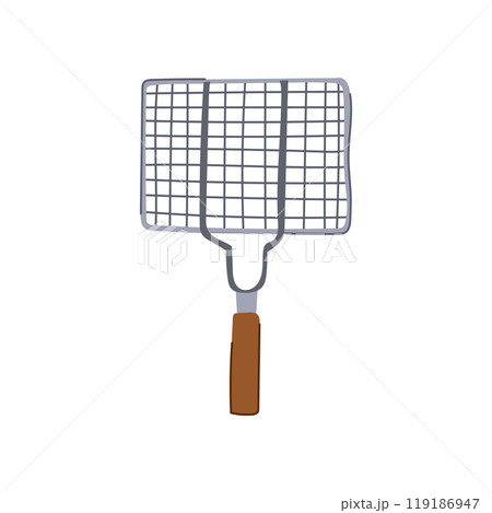 heat grill rack cartoon vector illustration heat grill rack cartoon vector illustration 119186947