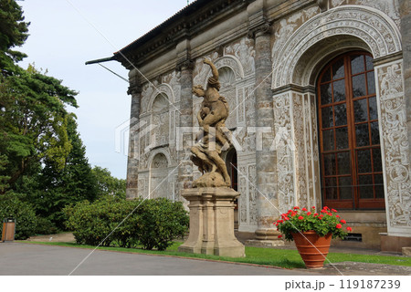 Sculpture and Renaissance Sgraffito at Ball Game Hall, Prague Castle 119187239