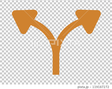 Split Arrow 2 (Orange) Split Arrow 2 (Orange) 119187272