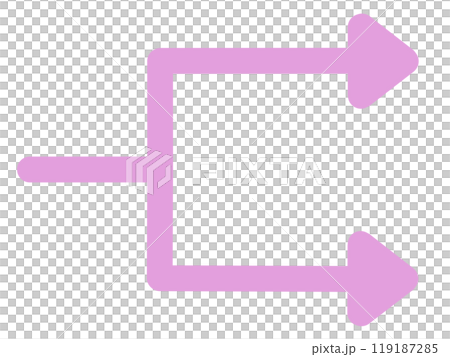 Split Arrow 3 (pink) 119187285