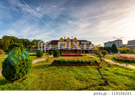 An old railway station in Dalat, Vietnam. 119188281