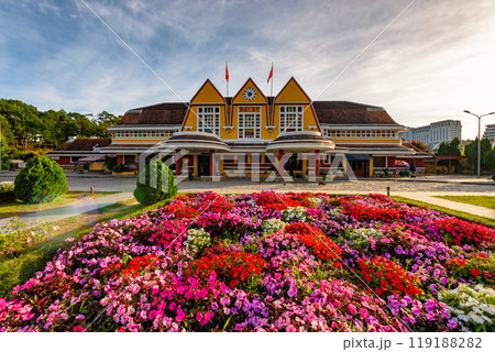 An old railway station in Dalat, Vietnam. An old railway station in Dalat, Vietnam. 119188282