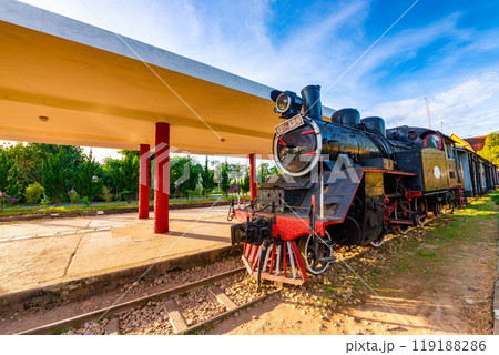 An old railway station in Dalat, Vietnam. An old railway station in Dalat, Vietnam. 119188286