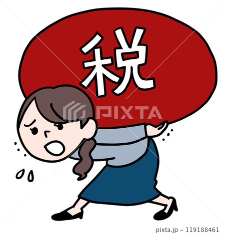 税金の負担が半端ない 税金の負担が半端ない 119188461