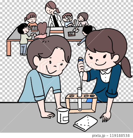 Science experiment in the science lab 119188538