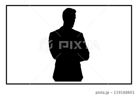 Business man busy silhouette, Business man illustration Business man busy silhouette, Business man illustration 119188601