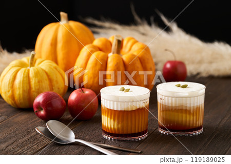かぼちゃプリン 119189025