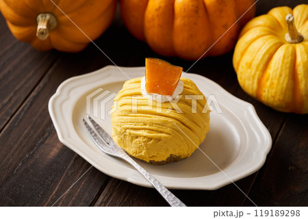かぼちゃのモンブラン 119189298