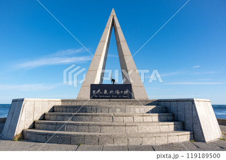 北海道 日本最北端 宗谷岬 北海道 日本最北端 宗谷岬 119189500
